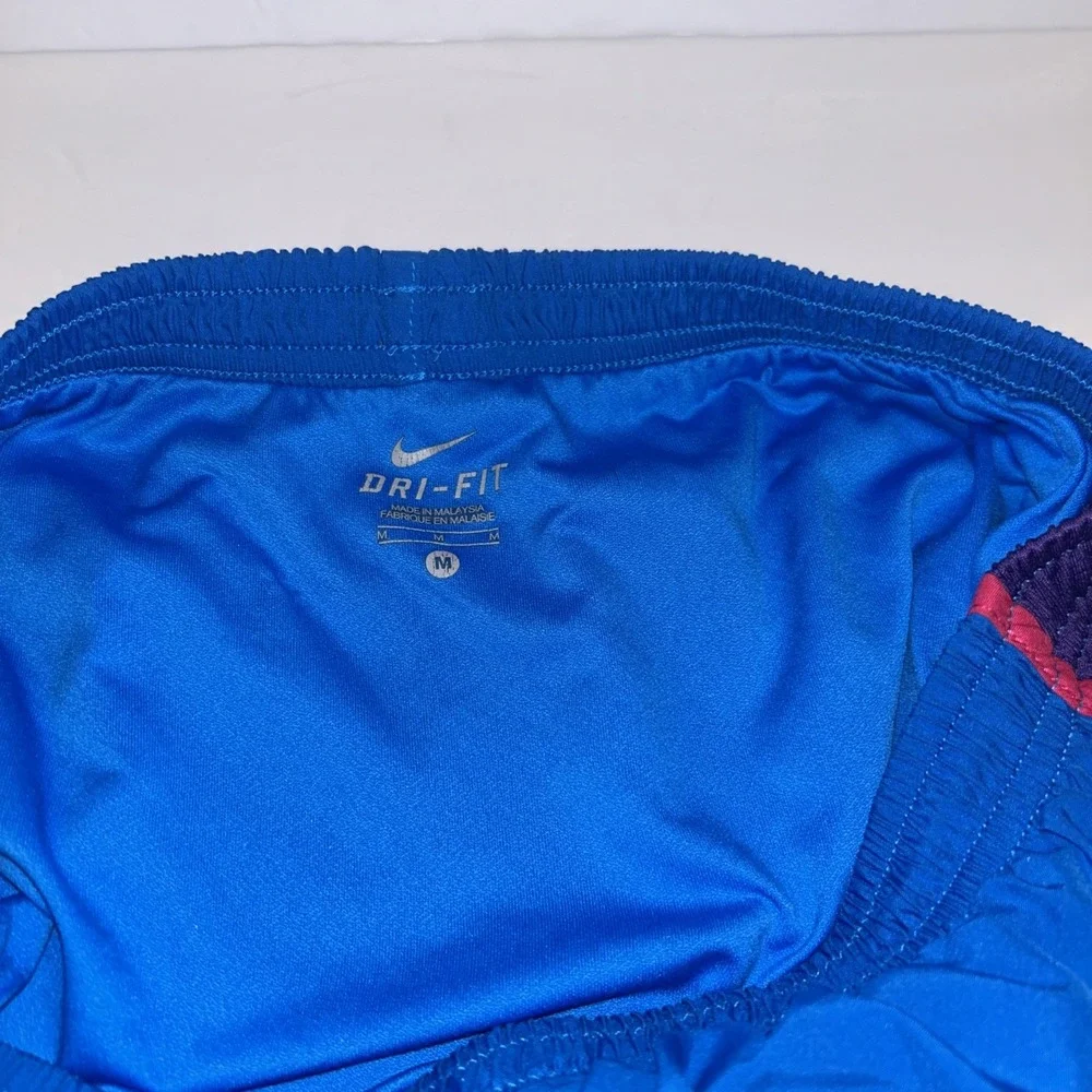 Nike Tempo Running Shorts Womens Size Small Blue Lined Pull On Dri-Fit
